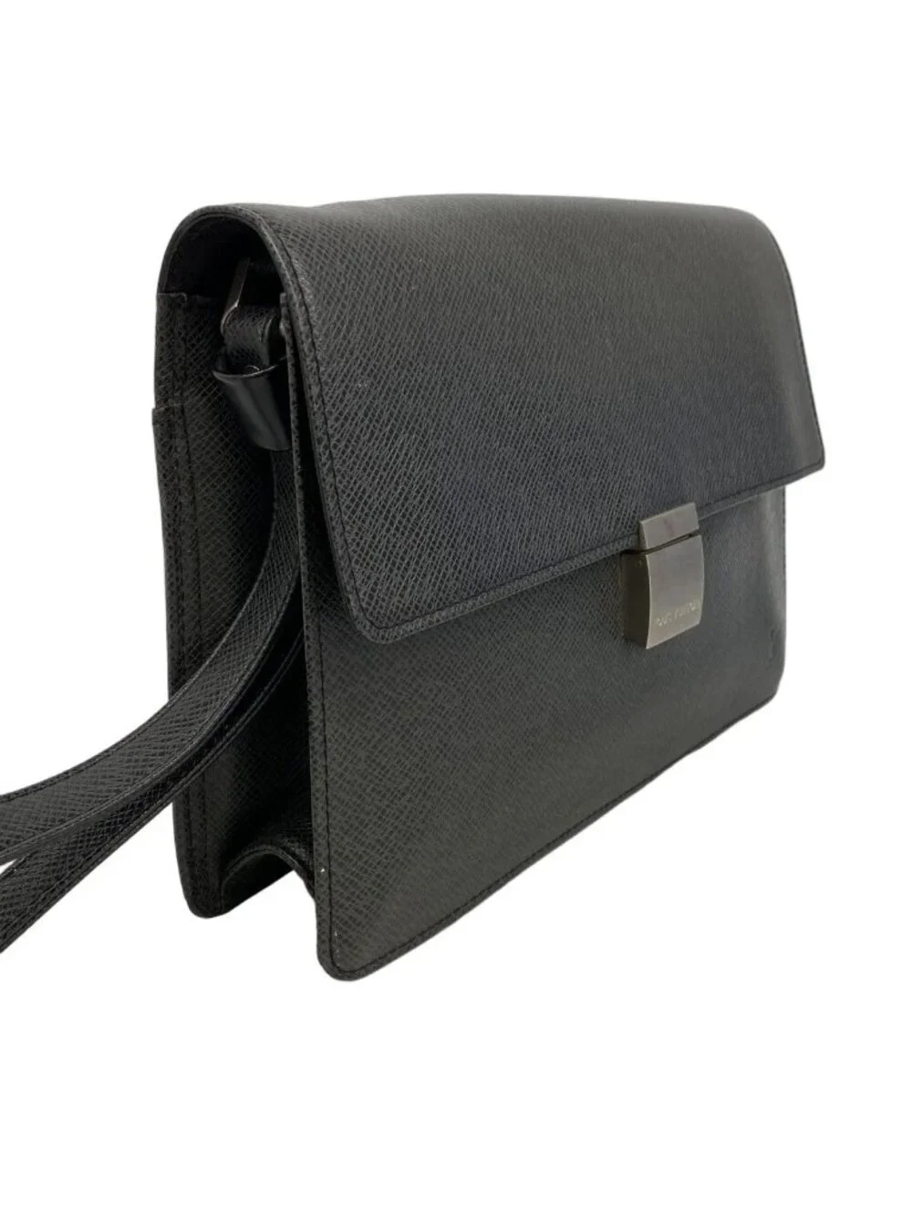 Louis Vuitton Clutch Taiga Selenga Ardoise